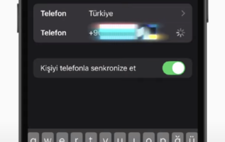 Kişileri senkronize et